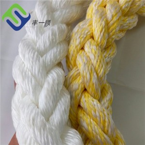 8 Strands Braided Mixed Fiber Rope 72mmx220m for Big Vessel/Tugboat