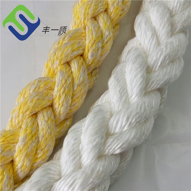 Reasonable price Playground Equipment - 8 Strands Braided Mixed Fiber Rope 72mmx220m for Big Vessel/Tugboat – Florescence