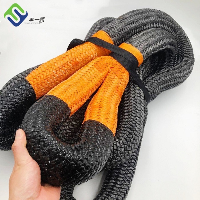 China Recoil Kinetic Rope 2″ x 30 ft Heavy Duty Nylon Recovery Rope factory  and manufacturers