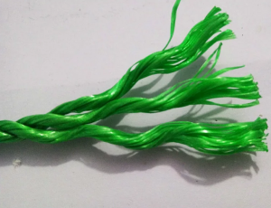 Green Color 4mmx200m PE Rope 3 Strand Twisted Polyethylene Rop