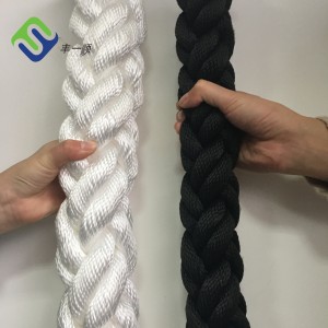 Hot Sale 80mmx220m Nylon 8 Strands Braided Polyamide Rope Uban sa Taas nga Kalidad
