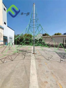 Outdoor Playground Pyramid Crawl Net with Customized Color and Size