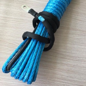 1/4 Inch x 50 Pedes Synthetic Winch Line Cable Funem pro 4/4 Off Road Vehiculum