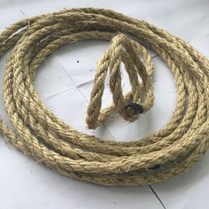 12mm 14mm 16mm twist 3 strand natural jute rope for marine boat