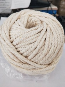 Corda di cotone a 3 fili da 10 mm per corda da bucato