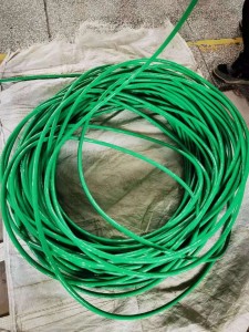 14mm Aramid fiber braided core coated with polyurethane used for electricity pulling