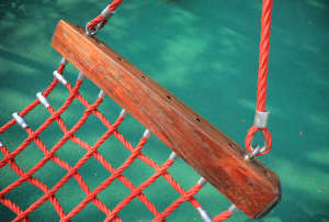 Customized Size Playground Equipment Combination Rope Hammock Swing