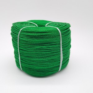 Corde en polyéthylène 100% PE de 6 mm de diamètre comprenant une corde de pêche à 3 torons
