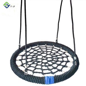 1200mm Round Bird Nest Swing Outdoor Equipment with Red and Blue Color