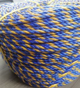 Blue/Yellow hauling Rope 6mm Polypropylene rope Telstra Rope 6mmx400m With High MBL