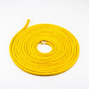 Strong Marine Rope 48mm*200m Braided 12 Strand UHMWPE Cable For Vessel Mooring