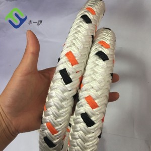 Гаряча розпродаж 2-дюймова 12-жильна плетена мотузка Spectra UHMWPE з високим несучим навантаженням