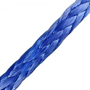 Chinese Supply High Strength UHMWPE 12 Strand Mooring Rope 64mm