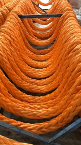 48mm 8 Strand Braided UHMWPE Marine Rope For Ship Vessels