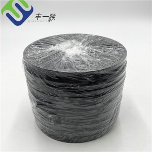 Црно огноотпорно плетено јаже од арамидни влакна со полиестерска обвивка