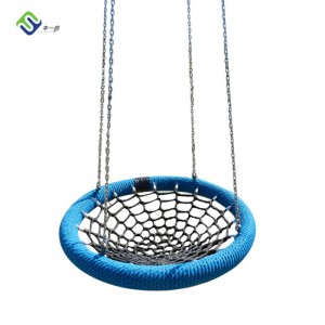 Outdoor Anak Facility 1.2m Diameter Polyester Tali Swing Net