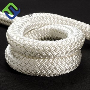 Kinijos gamykloje tiekiama 100 mm dviguba nailono virvė švartavimui