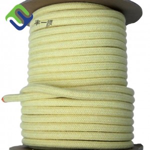 Стойкость к истиранию 12мм арамидная плетеная спасательная веревка