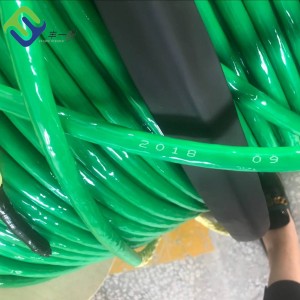14mmx300m Cable Pulling Transmission lines Aramid Fiber Rope With PU Cover