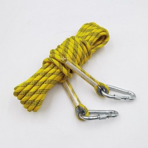 polyester outdoor safety rescue rope rock climbing rope
