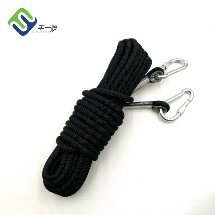 China New Product Rope For Harbour Towage - Colorful Braided Nylon Rock Climbing Safety Rope With High Strength – Florescence