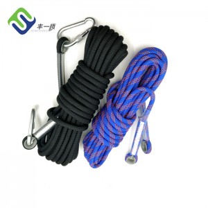 3-Strand Twisted Nylon Rope Rock 12mm Climbing Rope Gym