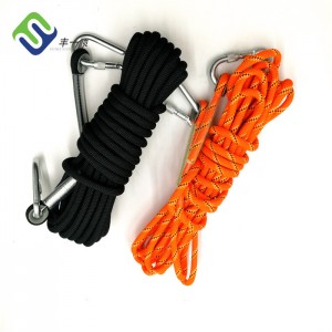 3-Strand Twisted Nylon Rope Rock 12mm Climbing Rope Gym