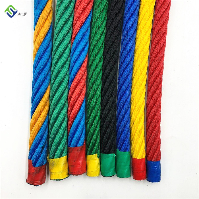 Big Discount Fireproof Kevlar Flat Rope - High Tensile Polyester/PP 16mm Combination Outdoor Playground Rope – Florescence