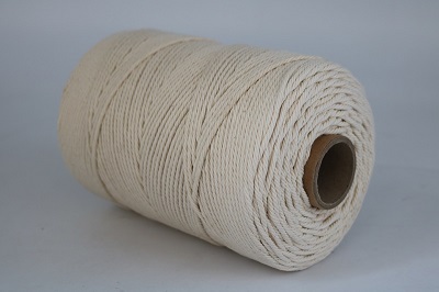 3 strand 4 strand twisted cotton twine rope for decoration