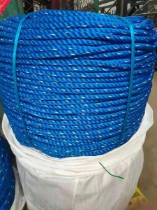 3 Strand Twisted Polypropylene PP Rope for Ship Mooring