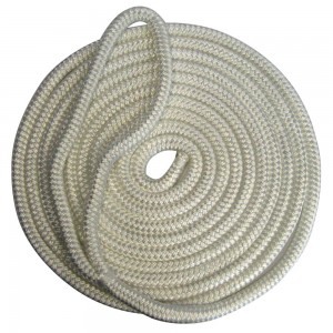 High Strength 32mm*100m Double Braided Nylon Rope With Splice Eyes