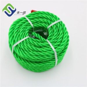 Hot Sale Multi Color 2mm-30mm 3 Strand 4 Strand Twisted Polyethylene Fishing Rope