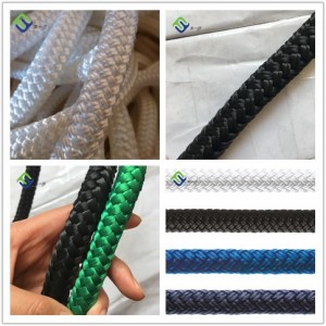 Factory Price Polyester Pet Double Braided Rope 44mm for Marine