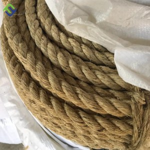 12mm * diameter 200m 100% Natural Twisted Packing Rope Rami Tali
