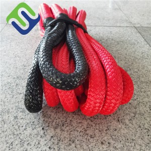 Čínsky dodávateľ Červená farba 22 mm x 6 m Kinetické ťažné lano s predĺžením 30 %.