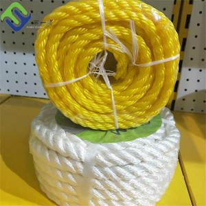 5mm 4 strand twist PE packing rope