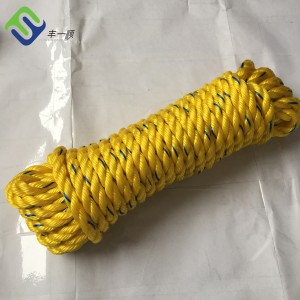 Hot Sale 4 Strands Polyethylene Twisted Packing Rope Made in Florescence