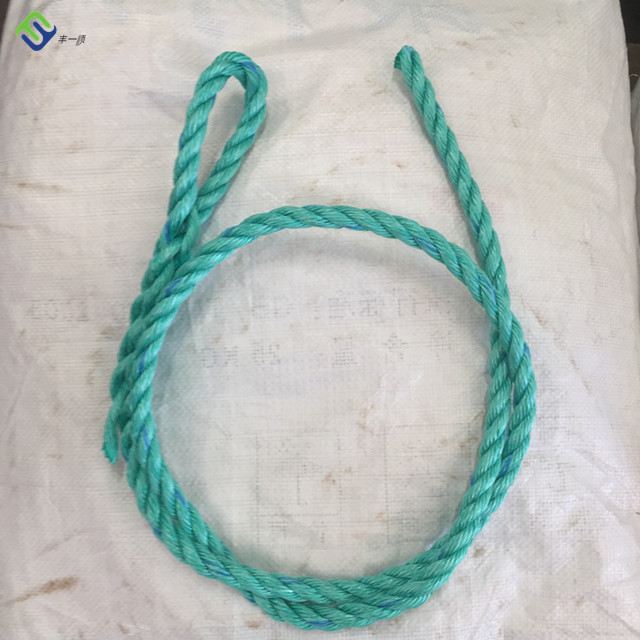 OEM manufacturer 12-Strand Polypropylene Rope - 10mm x 175cm 3 Strand Polypropylene Rope With Splice For Mariculture  – Florescence
