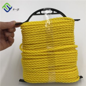 3 strand twisted Polyethylene rope for packing