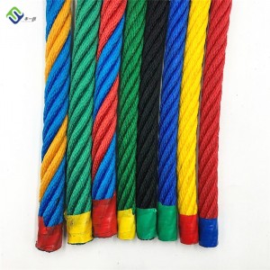 16mm 6*8 FC Twisted Polyester Reinforced Combination Playground Rope