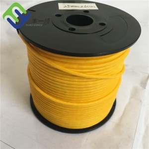 Customized Size 12 Strand 6mm uhmwpe Synthetic Winch Rope