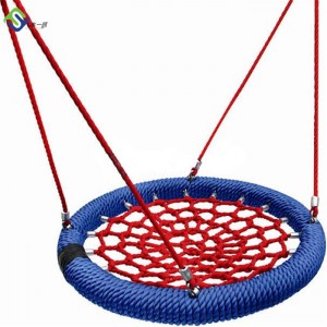 Hot sale 100cm playground kids bird nest swing with hanging rope