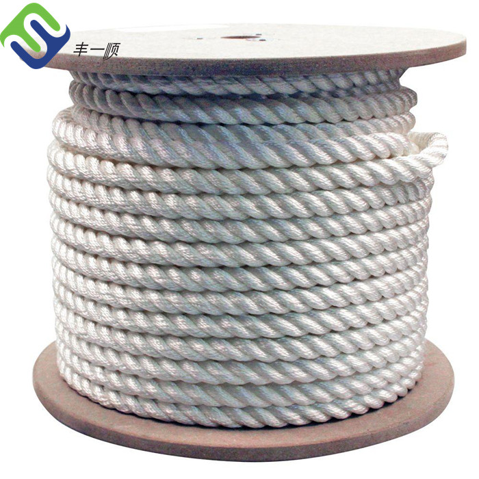 30mm 3 Strand Twisted Polypropylene PP Mooring Hawser Rope Featured Image