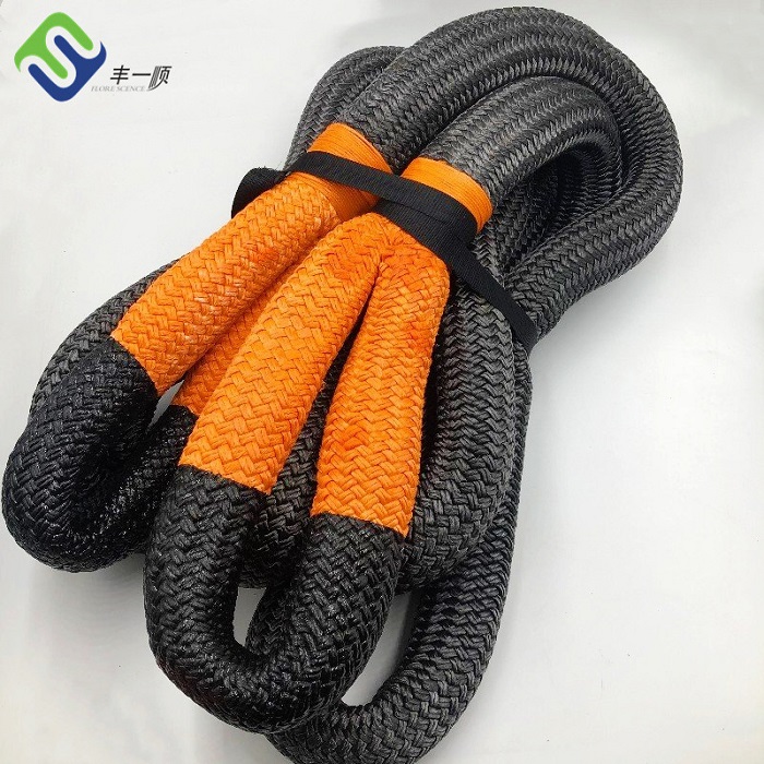OEM Manufacturer Rope Manufacturing - High quality car accessories braided nylon tow rope recovery kinetic rope  – Florescence