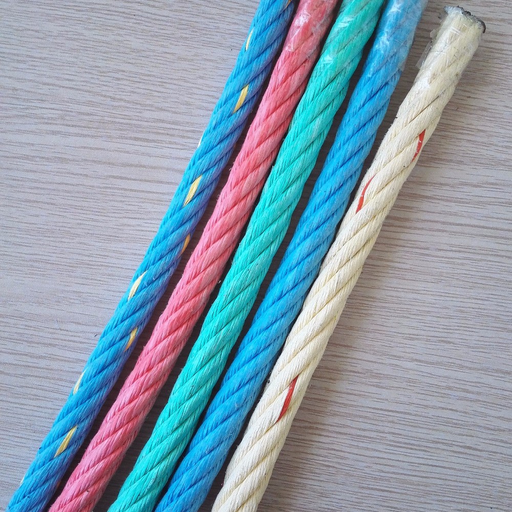 Good Wholesale Vendors High Strength Braided Polyester Rope - Trawl Fishing Net Rope 6 Strand PP Combination Trawler Rope 16mm – Florescence