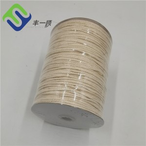Pure Natural 3 Strand Twisted 100% Cotton Rope 3mm 200m