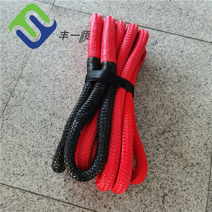 China Gold Supplier for 12 Strands Uhmwpe(Hmpe) Rope - High tensile nylon car tow rope double braided recovery rope for towing  – Florescence