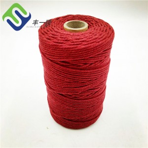 Multi Color Cotton Macrame/Craft Rope 3mmx200m For Decorative Usage
