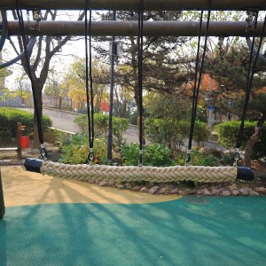Balanço de corda para playground para pendurar ao ar livre para crianças