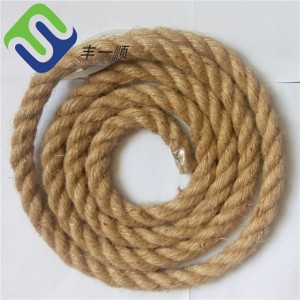 100% Natural Jute Tady 12mm Jute Twine ho an'ny DIY Crafts Cat Scratch Post sy Haingo
